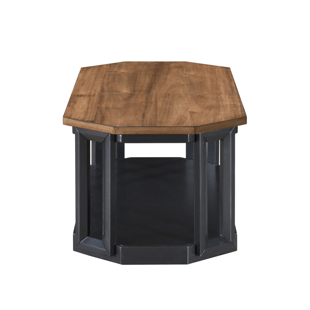 Decker - 3 Piece Occasional Set (1 Coffee & 2 End Tables) - Brown / Black - Stylish Home Furniture