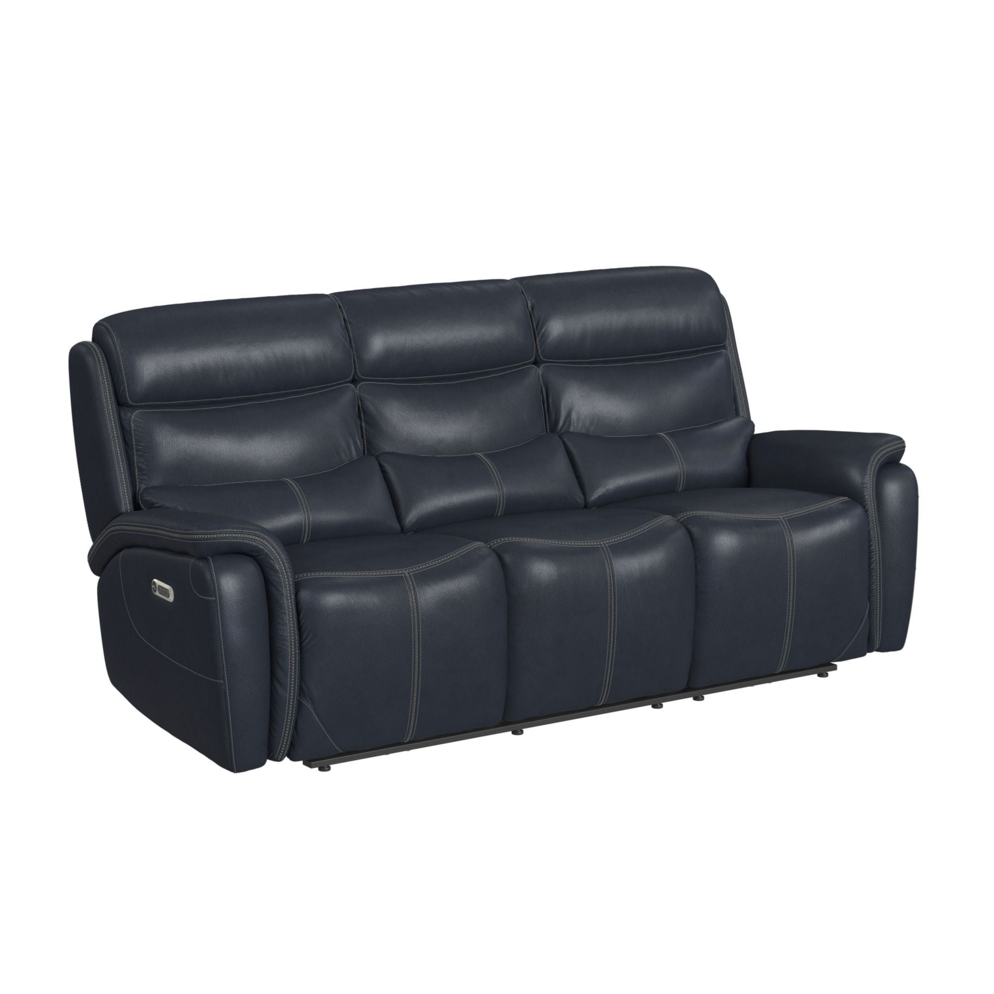 Aruba - 2 Piece Living Room Set (Sofa & Loveseat) - Pebble Navy - Stylish Home Furniture