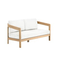Wesley - Patio Loveseat With Cushions - White - Stylish Home Furniture