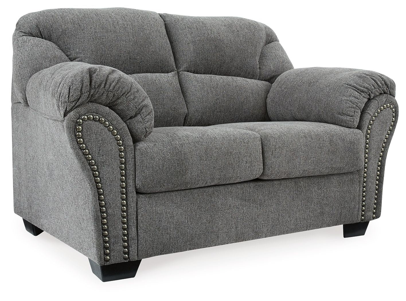 Allmaxx - Loveseat - Pewter - Stylish Home Furniture