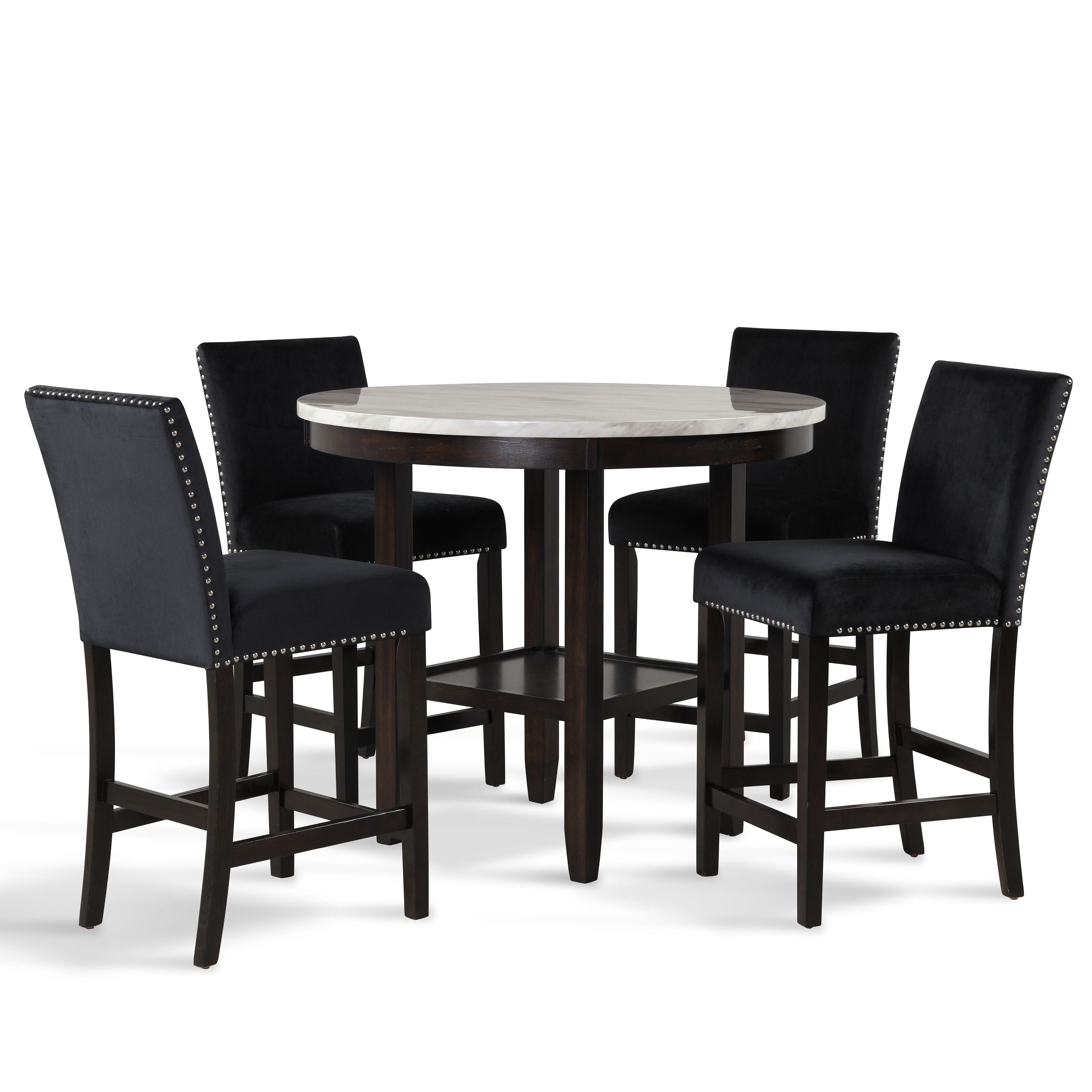 Celeste - Round Counter Table Set - Stylish Home Furniture
