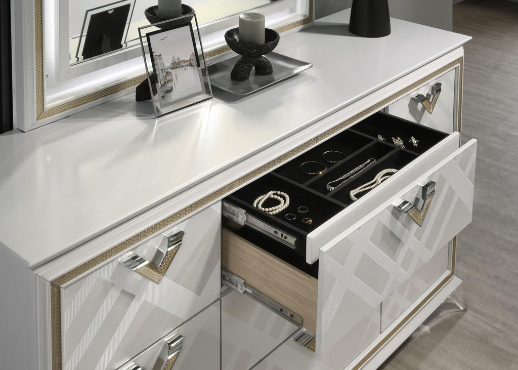 B026 - Dresser - White - Stylish Home Furniture