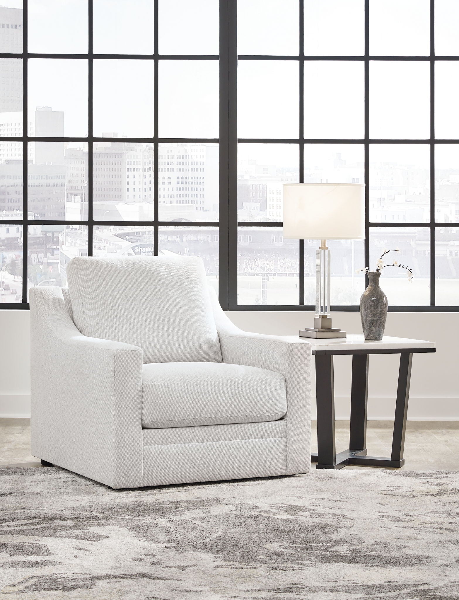 Maitelynn - Chair - Chalk - Stylish Home Furniture