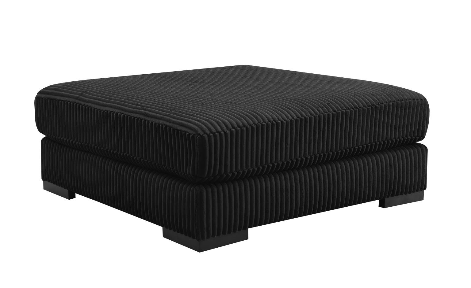 U242 - Ottoman - Black - Stylish Home Furniture