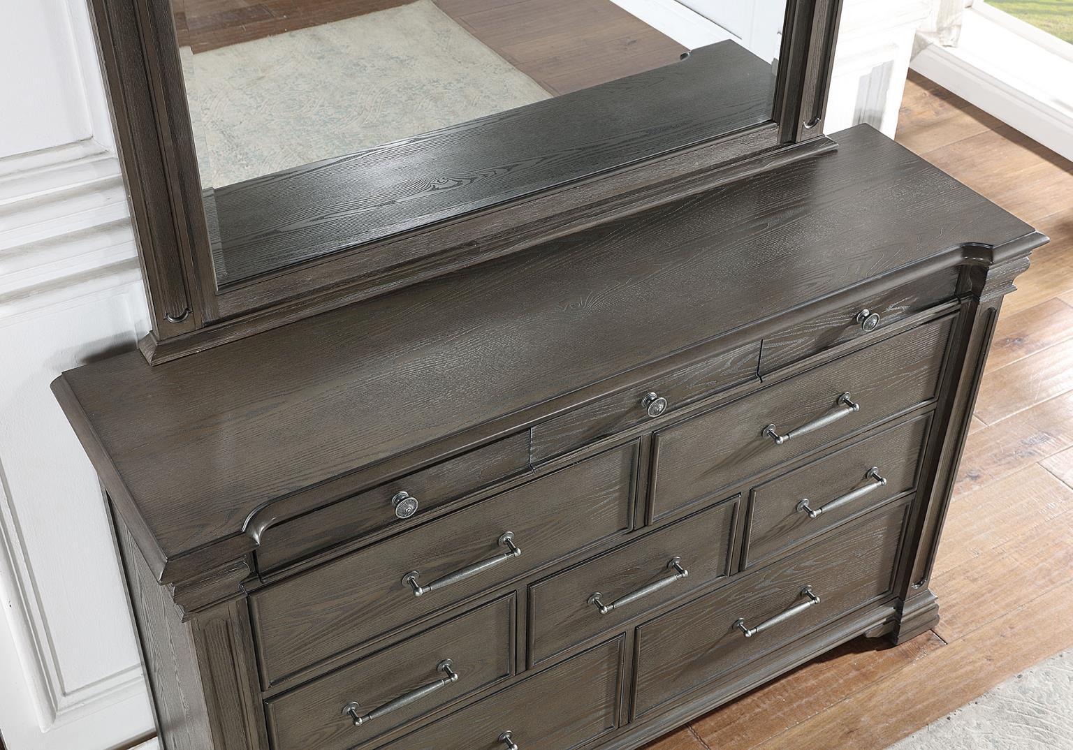 B067 - Dresser - Dark Gray - Stylish Home Furniture