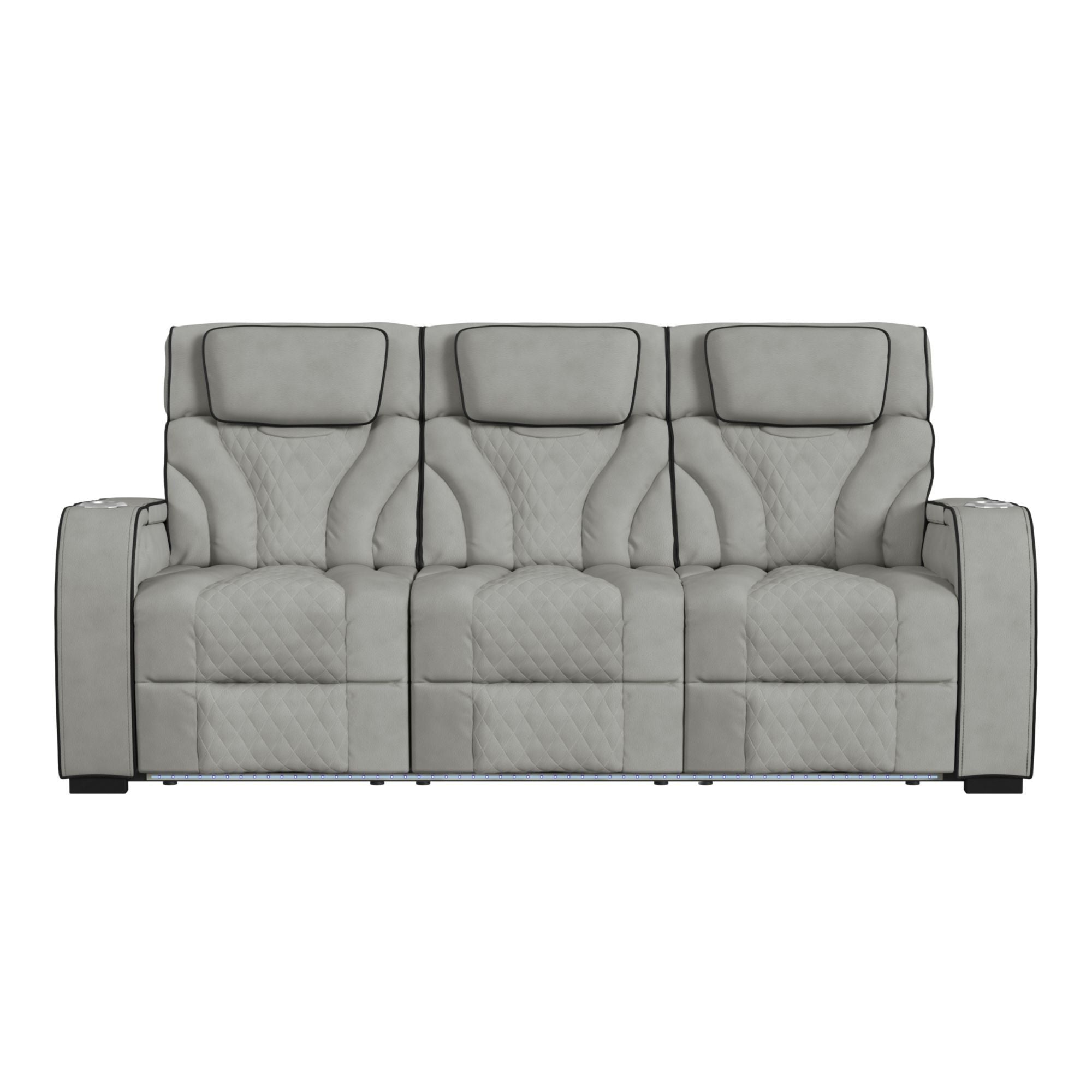 Blitz - Motion Sofa With DDT, Reading Light, Wireless Charger And LED - Stylish Home Furniture