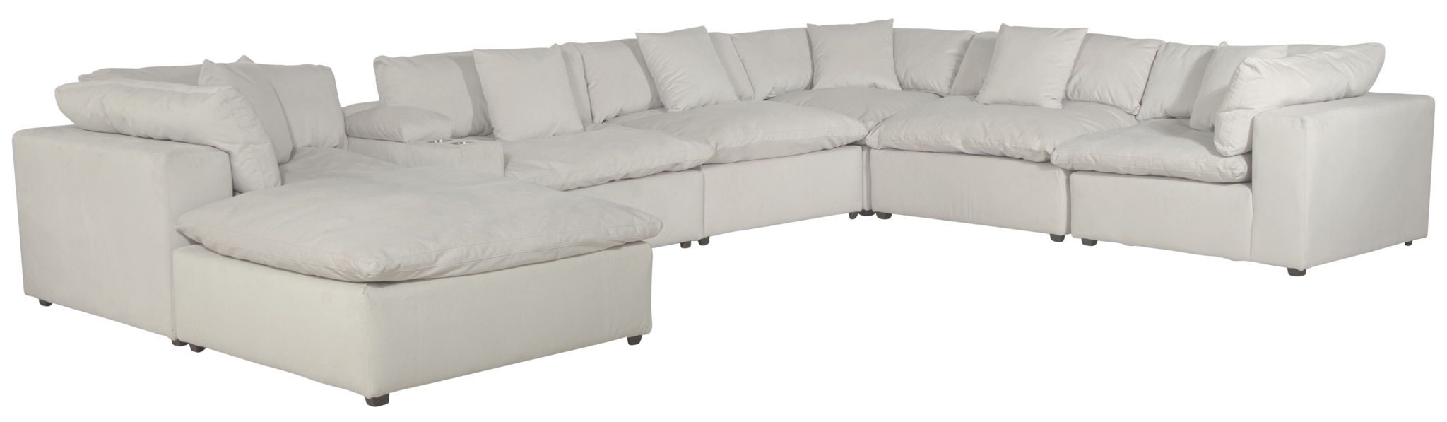 Posh - Modular Sectional And Ottoman - Stylish Home Furniture