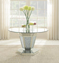 G-100 - Glamour Dining Table - Pearl Silver