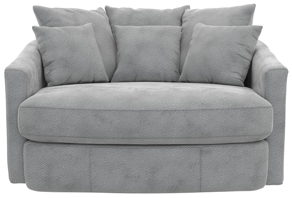 Matty - Round Accent Cuddle Chaise - Stylish Home Furniture