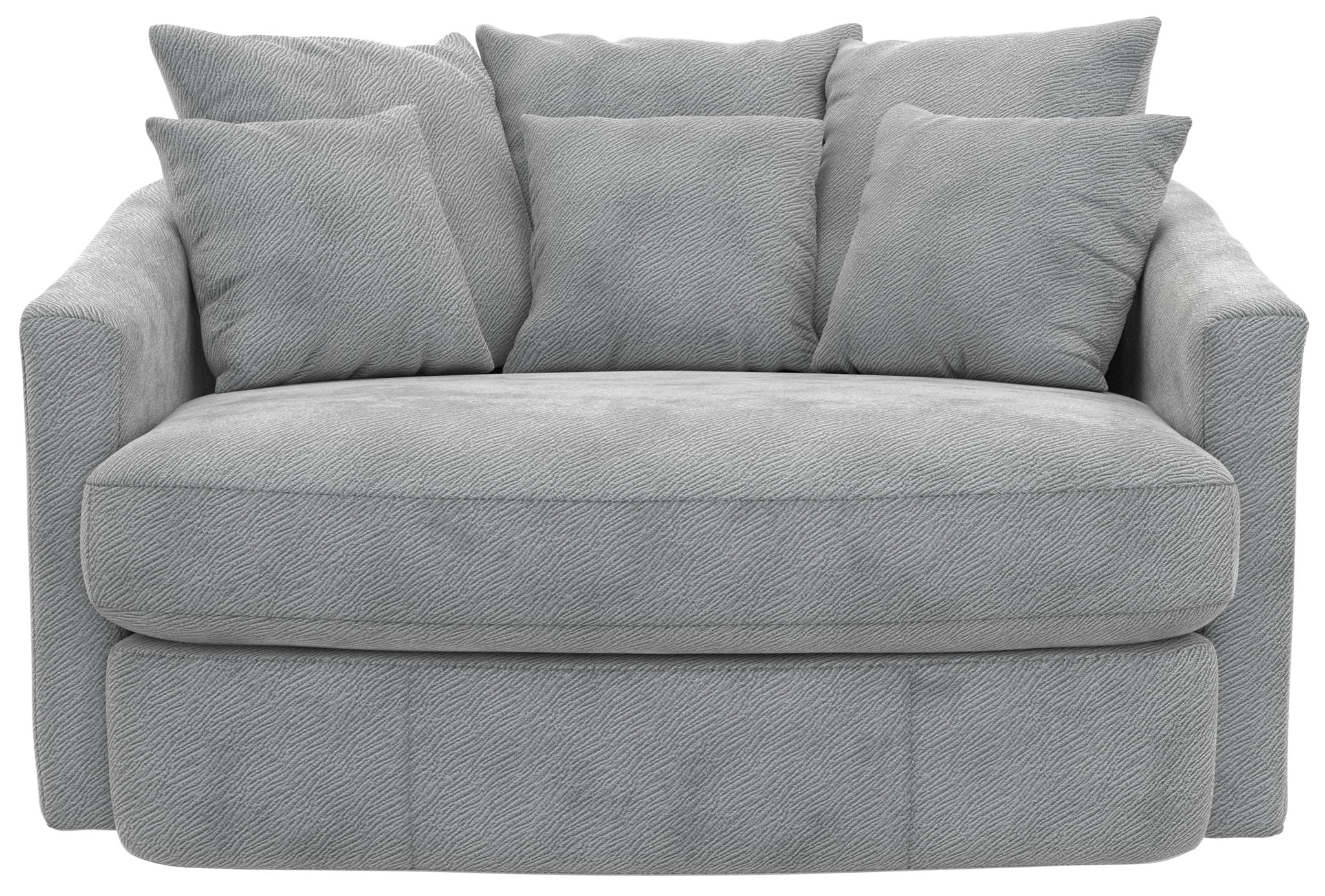 Matty - Round Accent Cuddle Chaise - Stylish Home Furniture