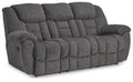 Foreside - Reclining Sofa - Charcoal - Stylish Home Furniture