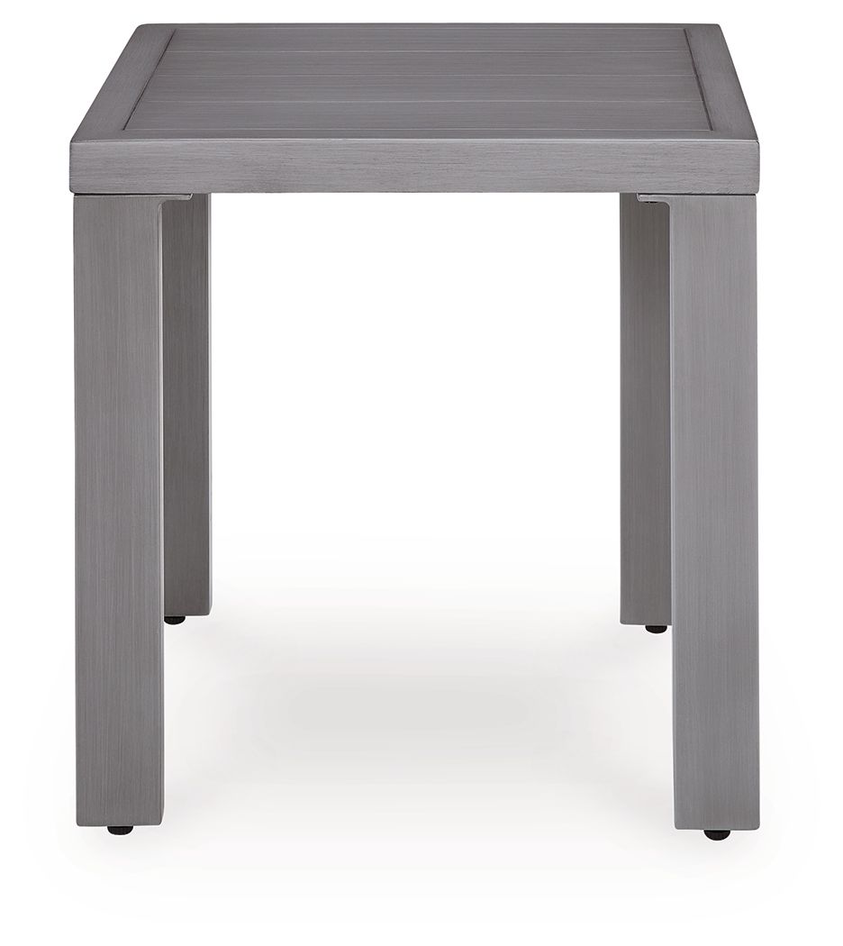 Half Moon Beach - Square End Table - Gray - Stylish Home Furniture