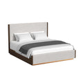 Brisbane - Upholstered Bed With Boucle And LED