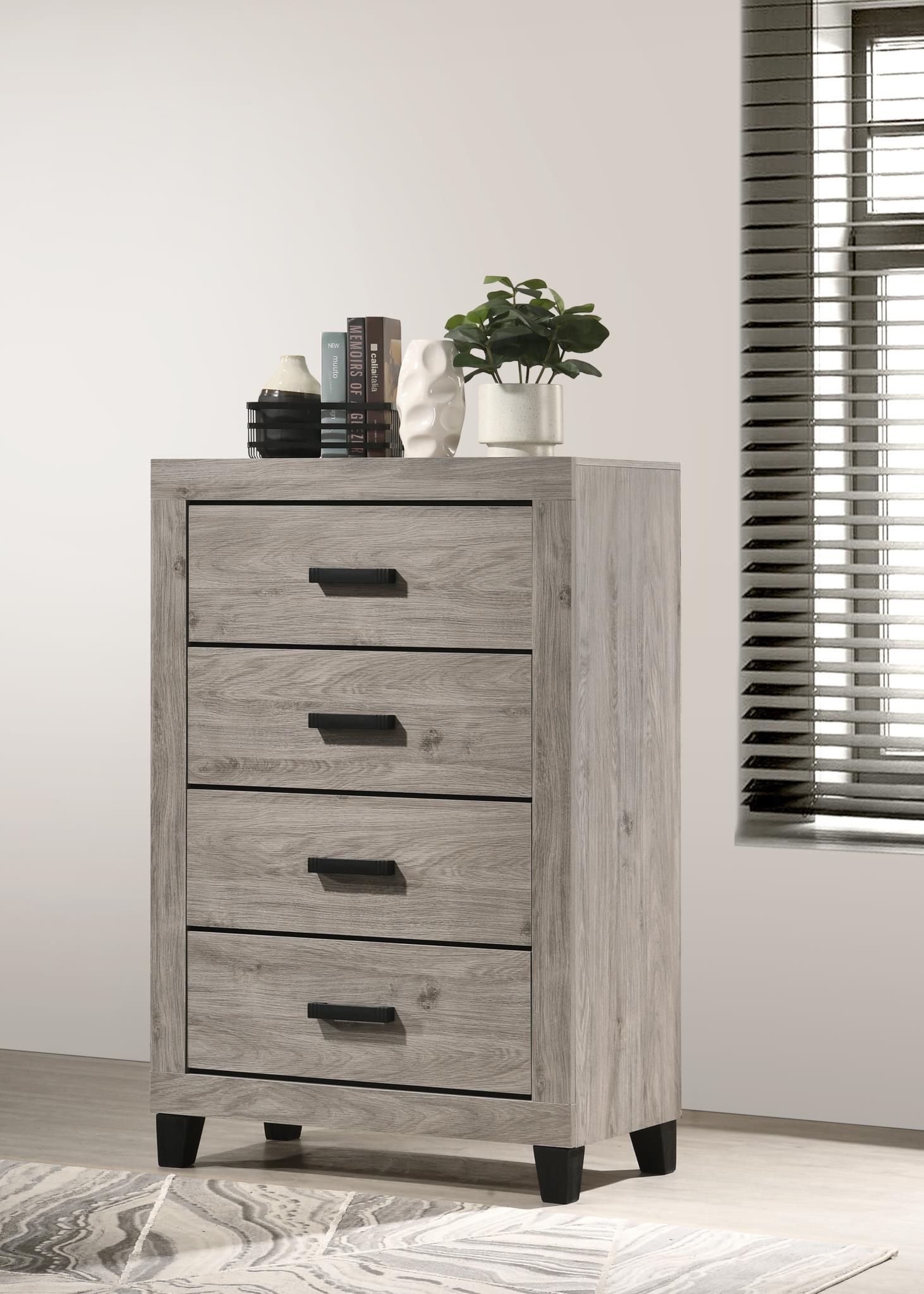 B528 - Chest - Light Gray - Stylish Home Furniture