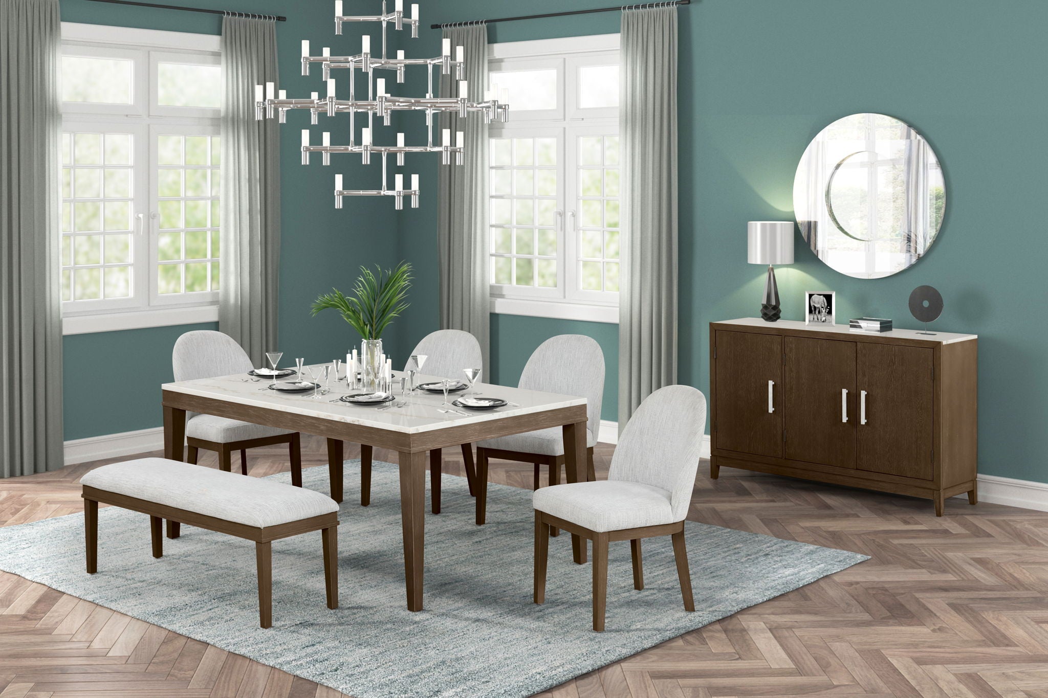 Essence - Dining Bench With Natural Cushion - Stylish Home Furniture