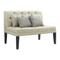Maddox - Loveseat With Five Pillows - Beige - Stylish Home Furniture