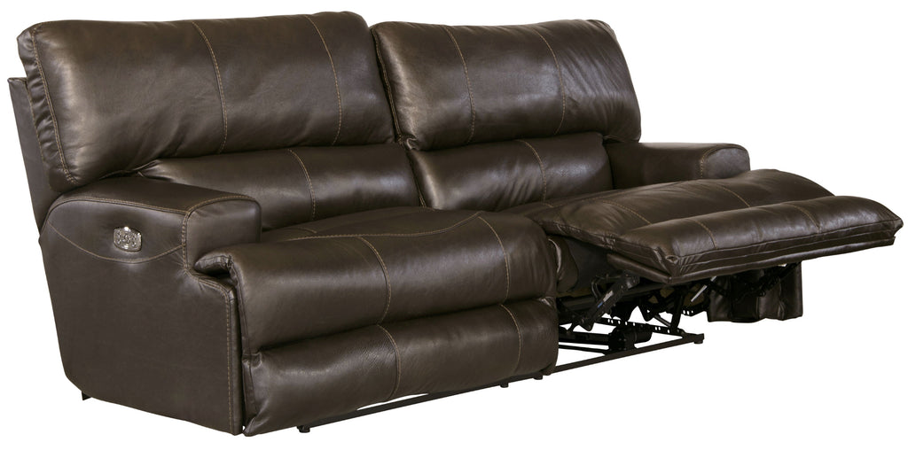 Wembley - Power Headrest With Lumbar Lay Flat Reclining Sofa - Stylish Home Furniture