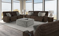 Zen - Castered Cocktail Ottoman - Chocolate - Stylish Home Furniture
