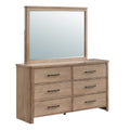 Anika - Mirror - Natural / Brown