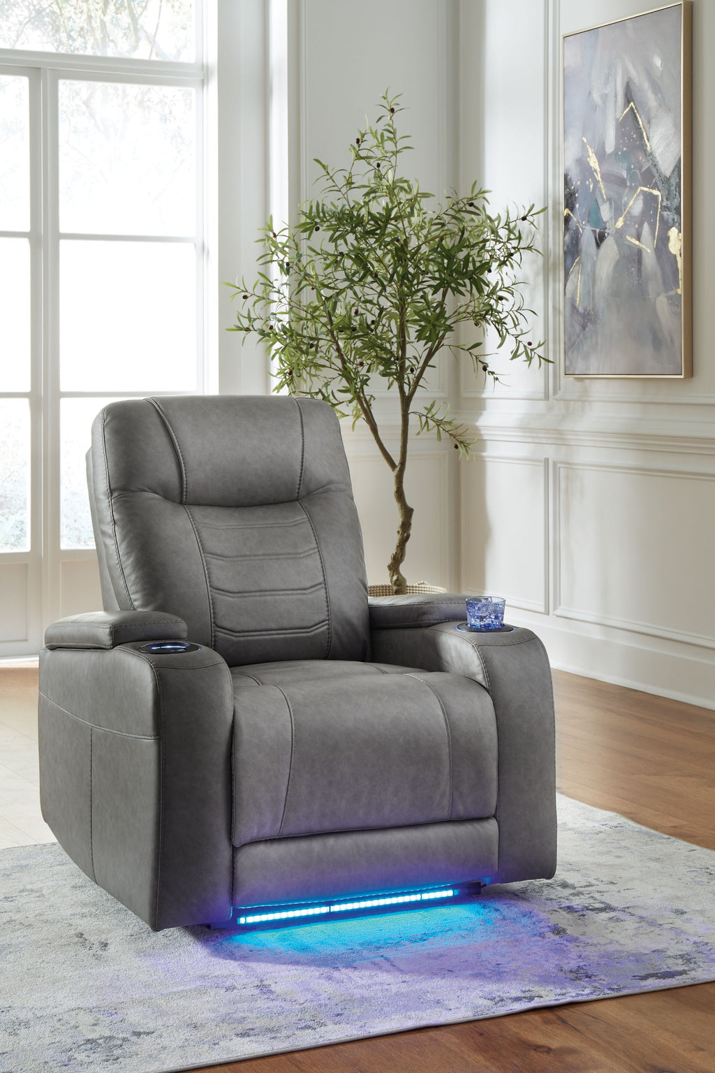 Schooner Rocks - Power Recliner / Adj Headrest - Stylish Home Furniture