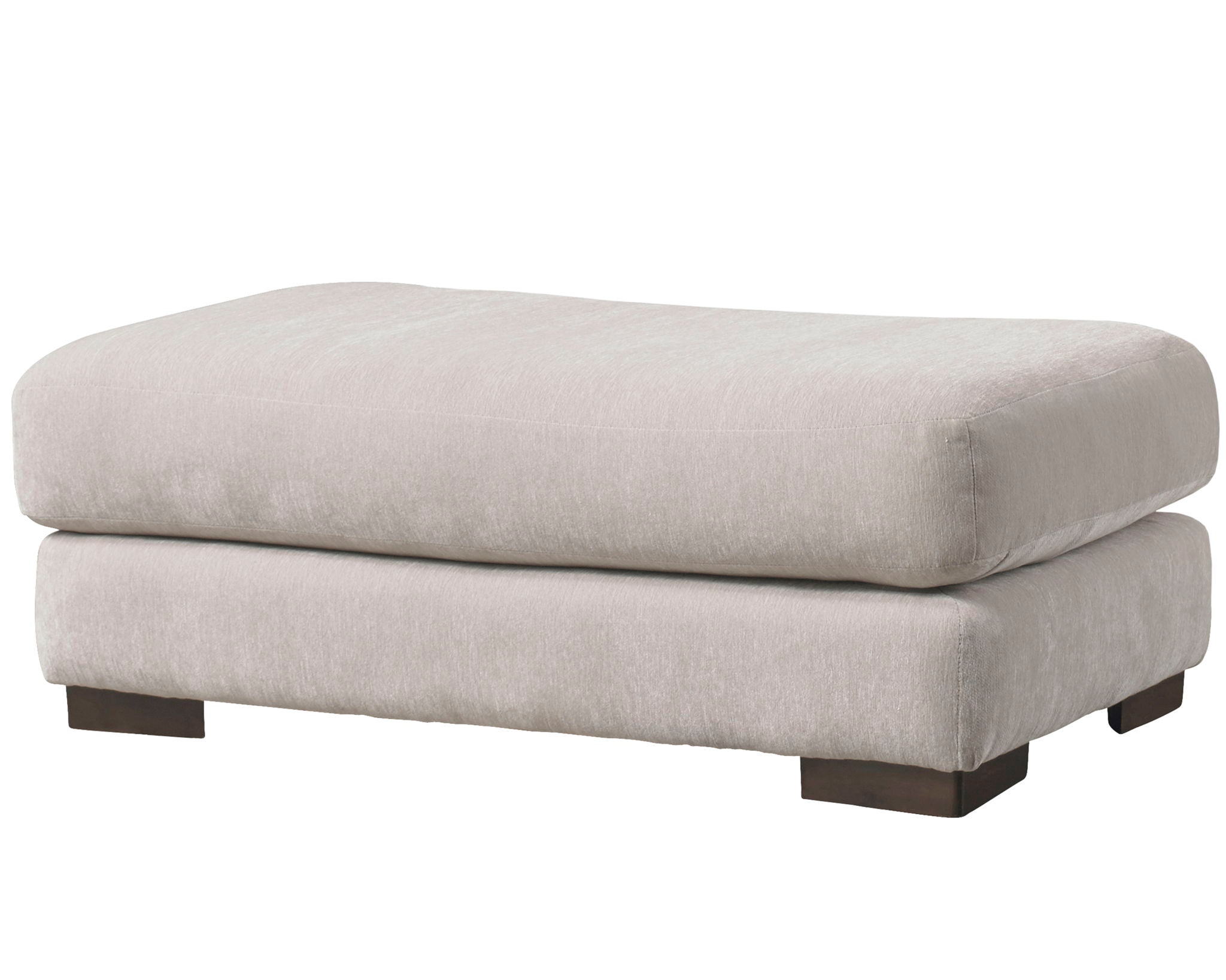 Gabrielle - Ottoman - Oyster - Stylish Home Furniture