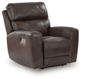 Crossplex - Power Recliner / Adjustable Headrest - Smoke - Stylish Home Furniture