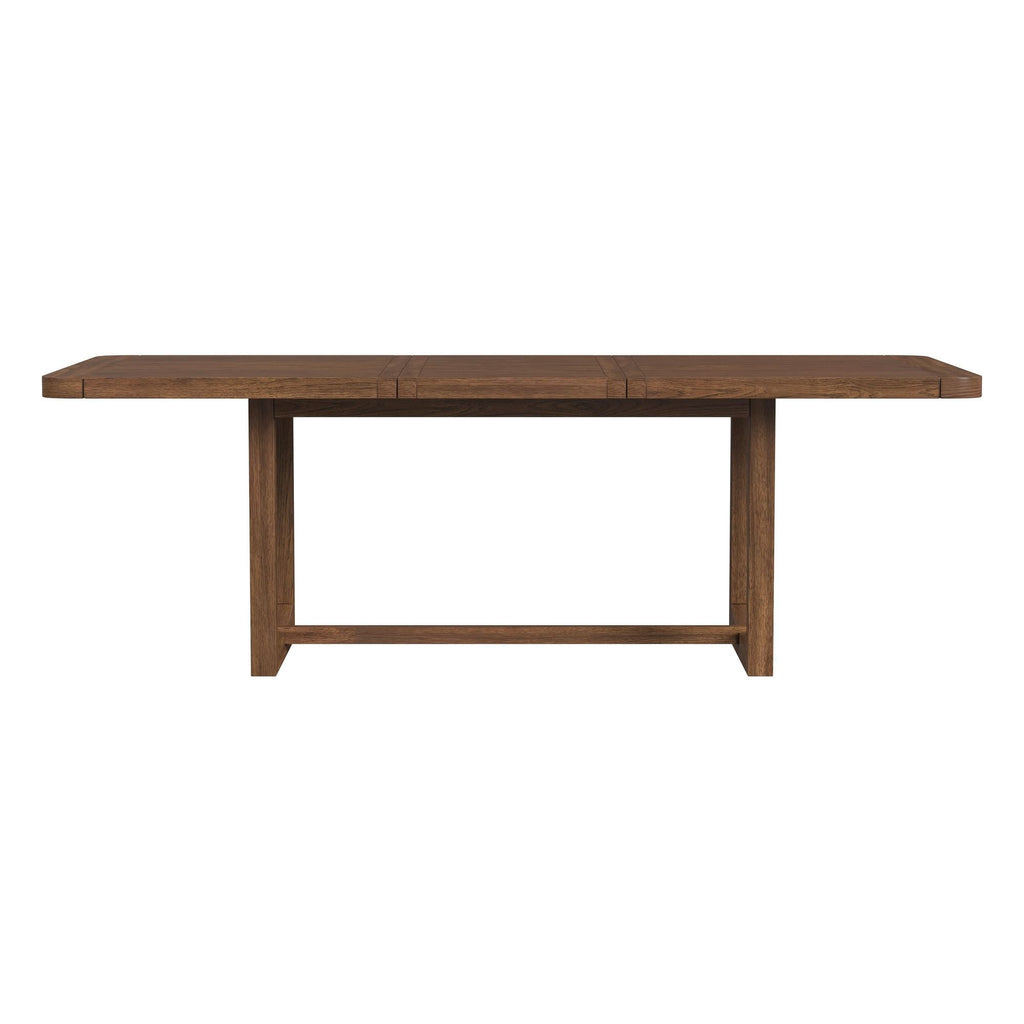 Glinda - Dining Table With 18" Leaf - Brown - Stylish Home Furniture