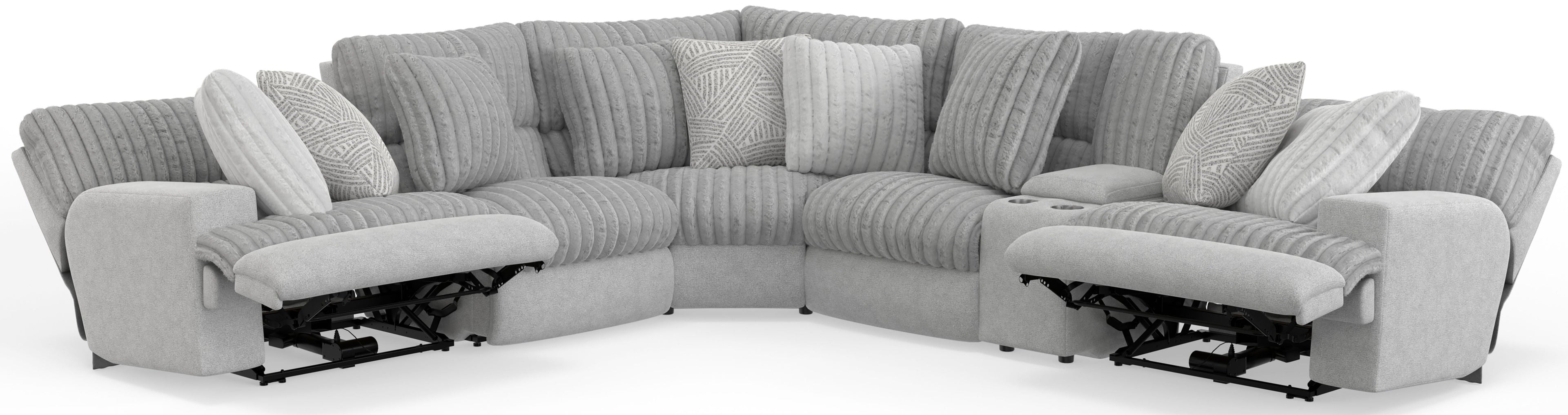 Abraxas - Reclining Sectional - Stylish Home Furniture