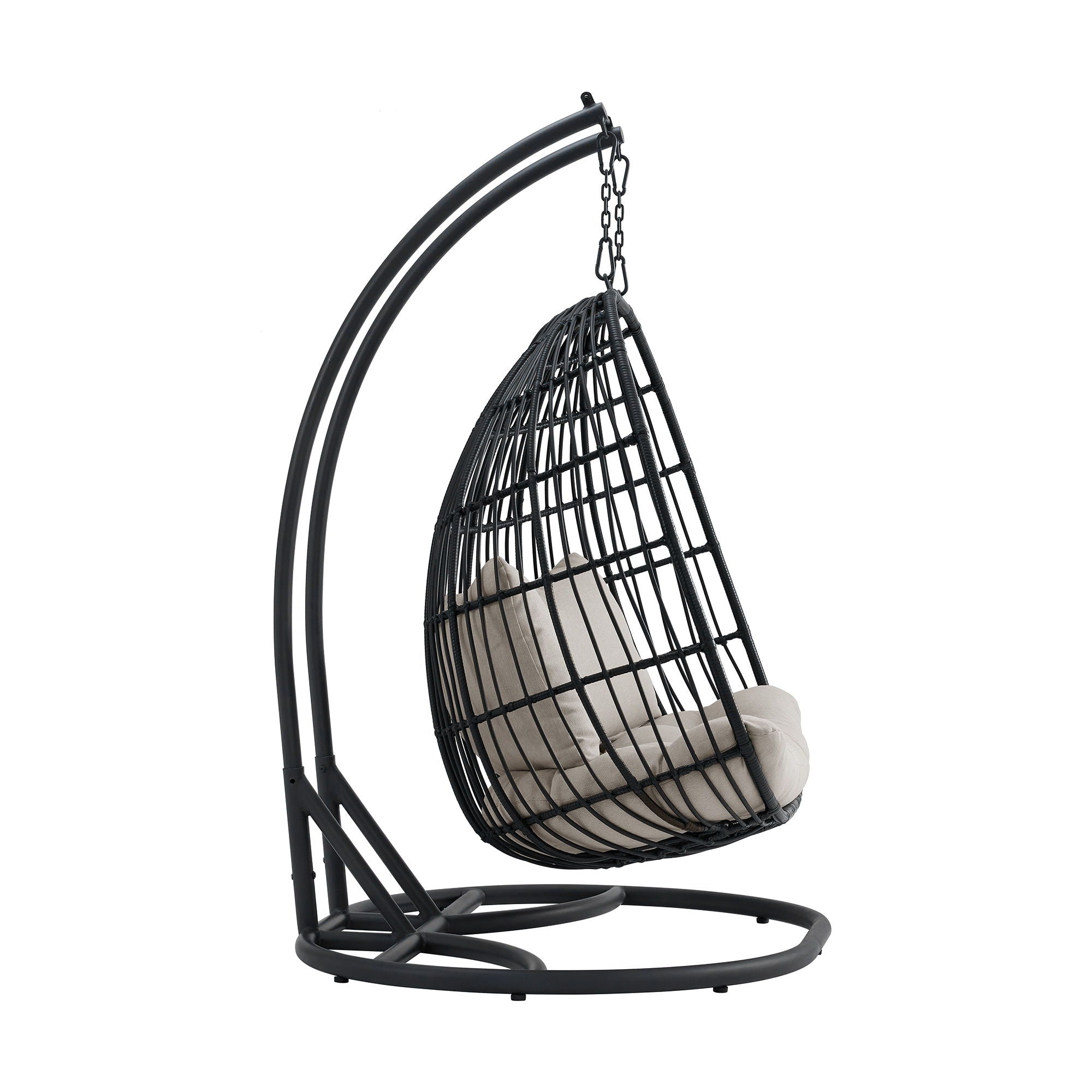 Playa - Double Swing Chair Complete - Dark Gray - Stylish Home Furniture