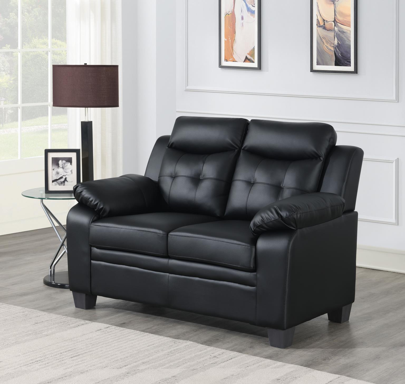 U467 - Loveseat - Black - Stylish Home Furniture
