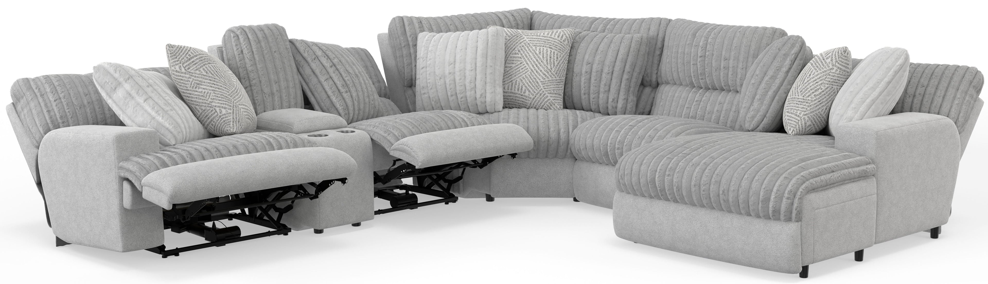 Abraxas - Reclining Sectional - Stylish Home Furniture