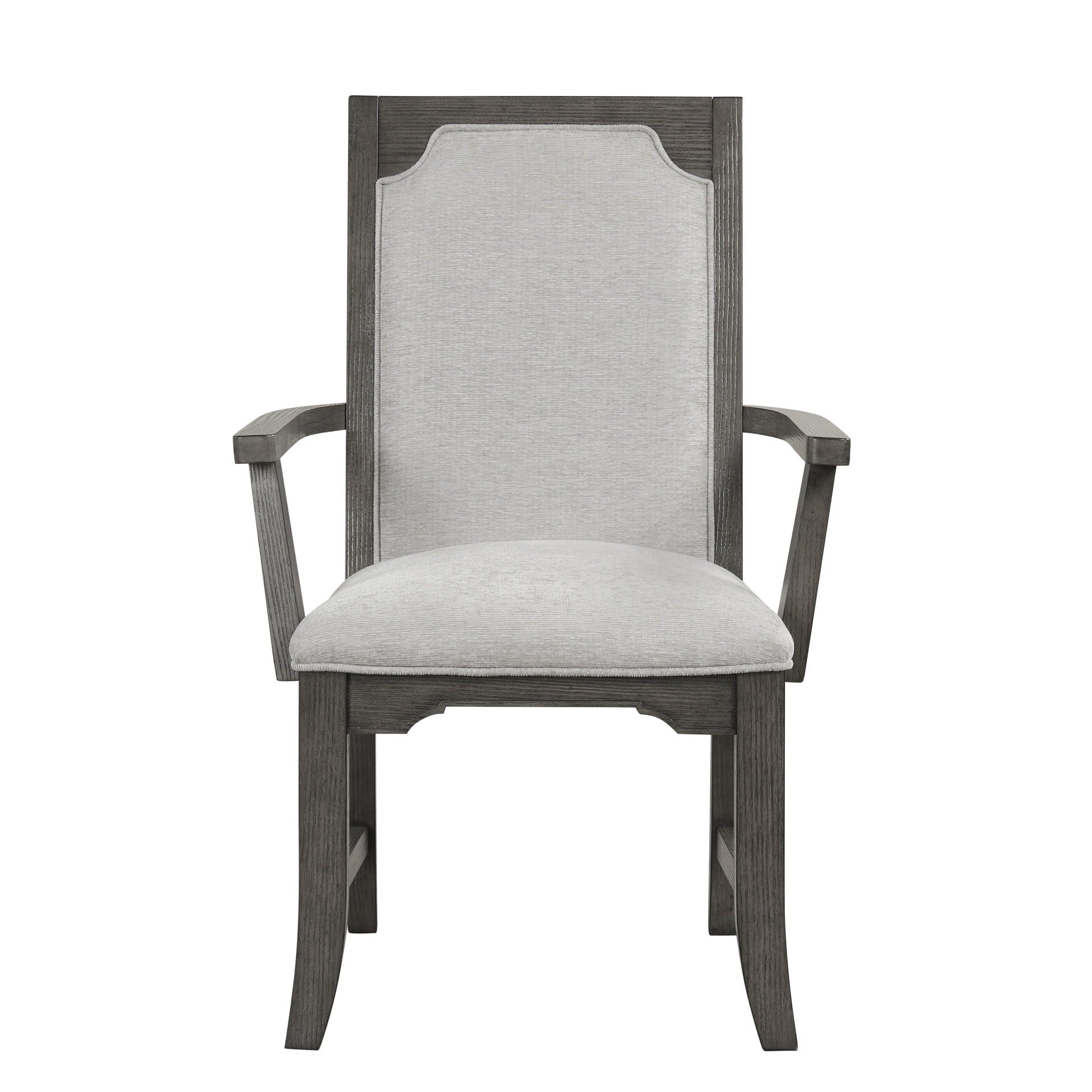 Lisbon - Dining Arm Chair (Set of 2) - Gray - Stylish Home Furniture