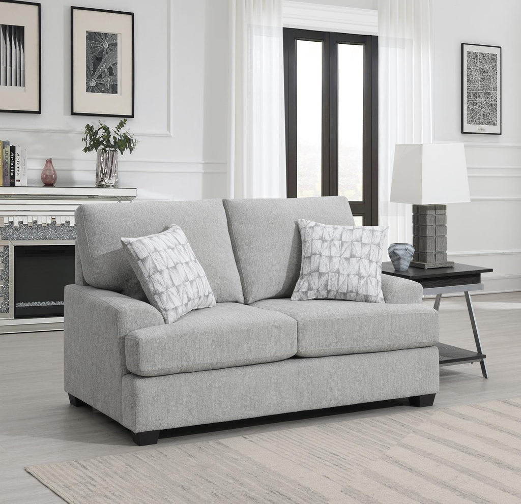 U449 - Loveseat - Gray - Stylish Home Furniture