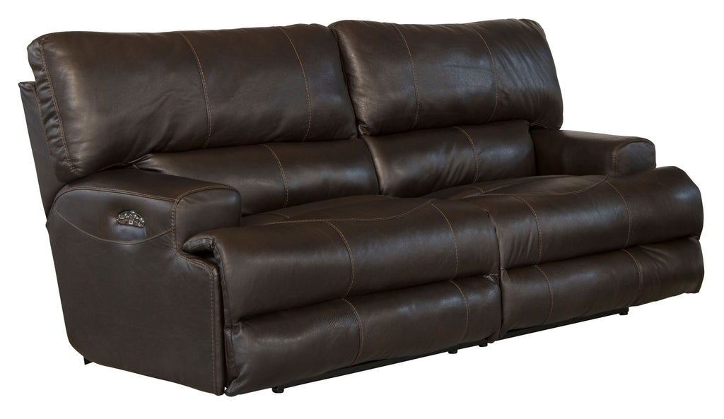 Wembley - Power Headrest Power Lay Flat Reclining Sofa - Stylish Home Furniture