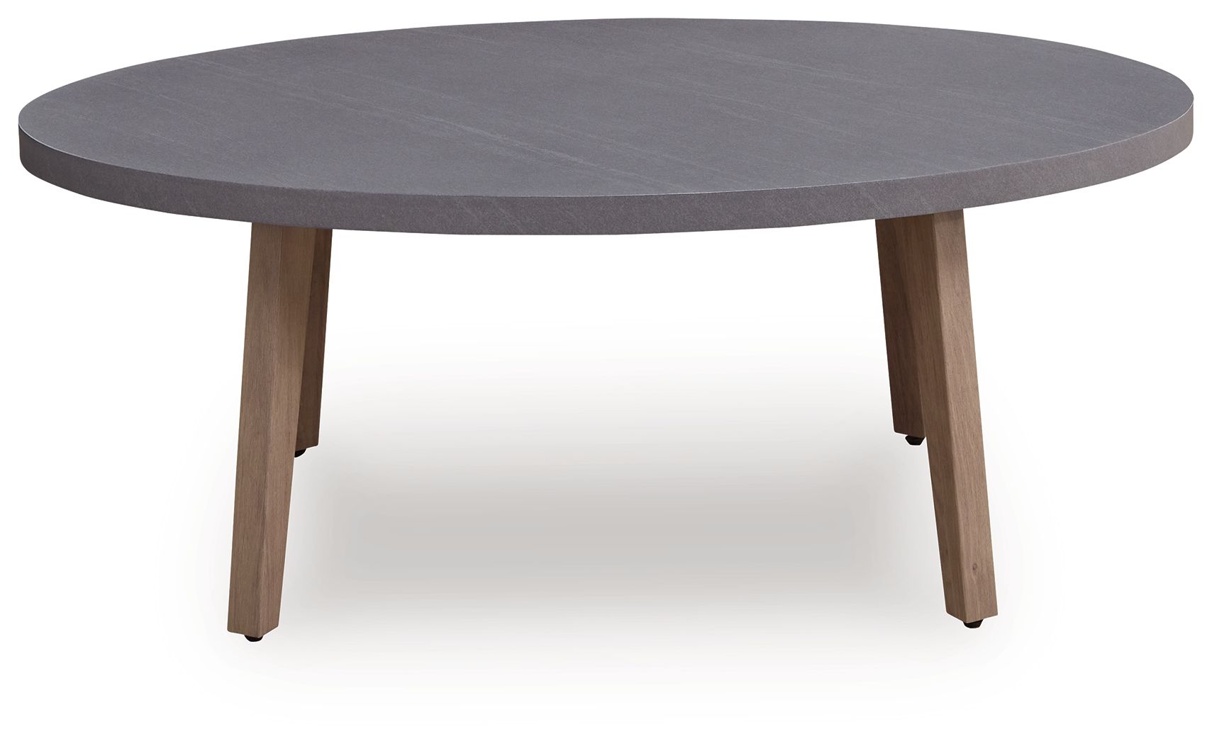 Harmony Headlands - Oval Cocktail Table - Natural / Gray - Stylish Home Furniture