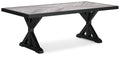 Beachcroft - Rect Dining Table W/Umb Opt - Stylish Home Furniture