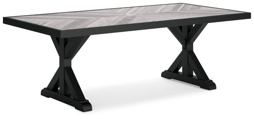 Beachcroft - Rect Dining Table W/Umb Opt - Stylish Home Furniture