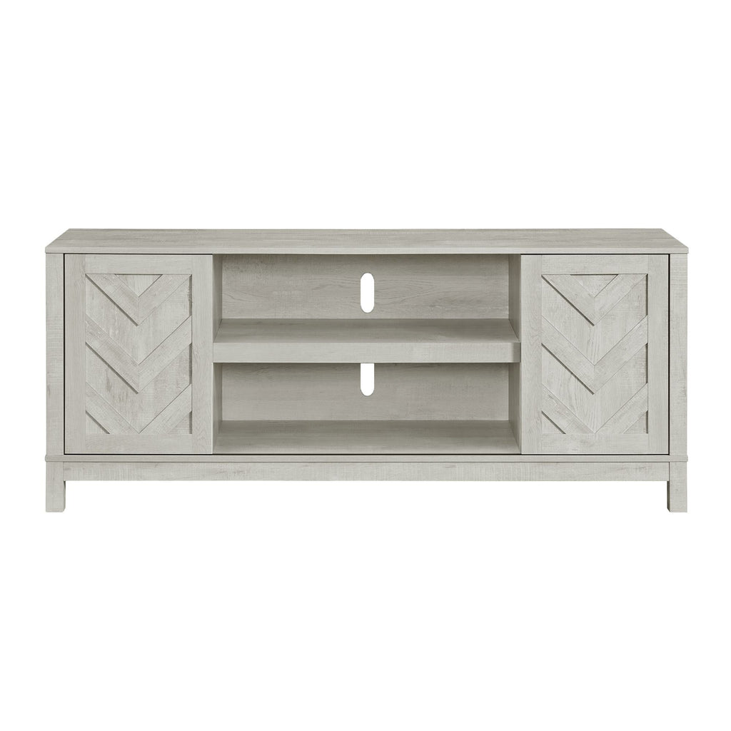 Eleanor - 70" TV Stand With Sliding Door - White - Stylish Home Furniture