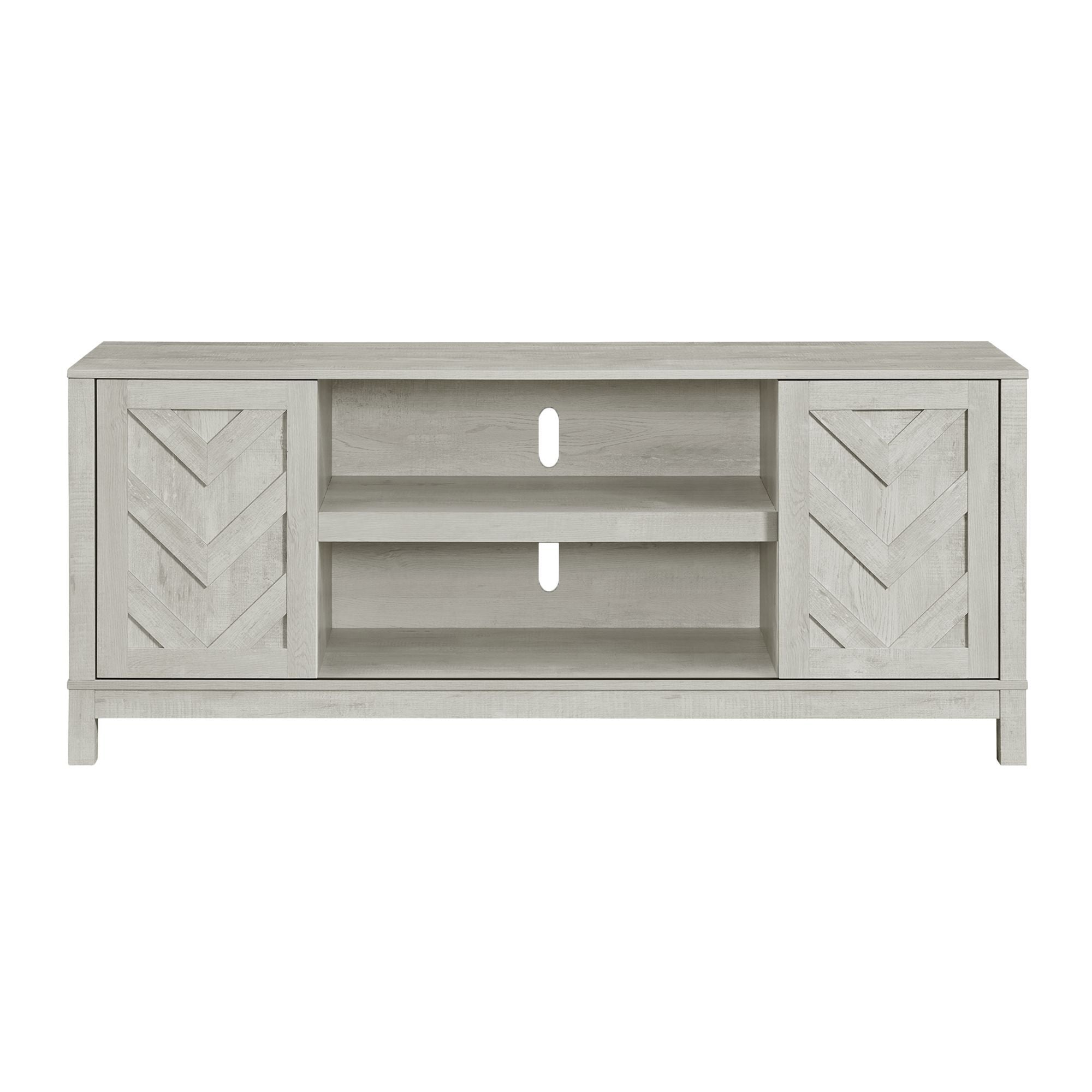Eleanor - 70" TV Stand With Sliding Door - White - Stylish Home Furniture