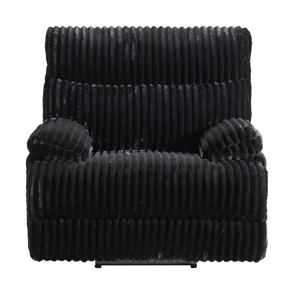 Admiral - Motion Recliner - Black - Stylish Home Furniture
