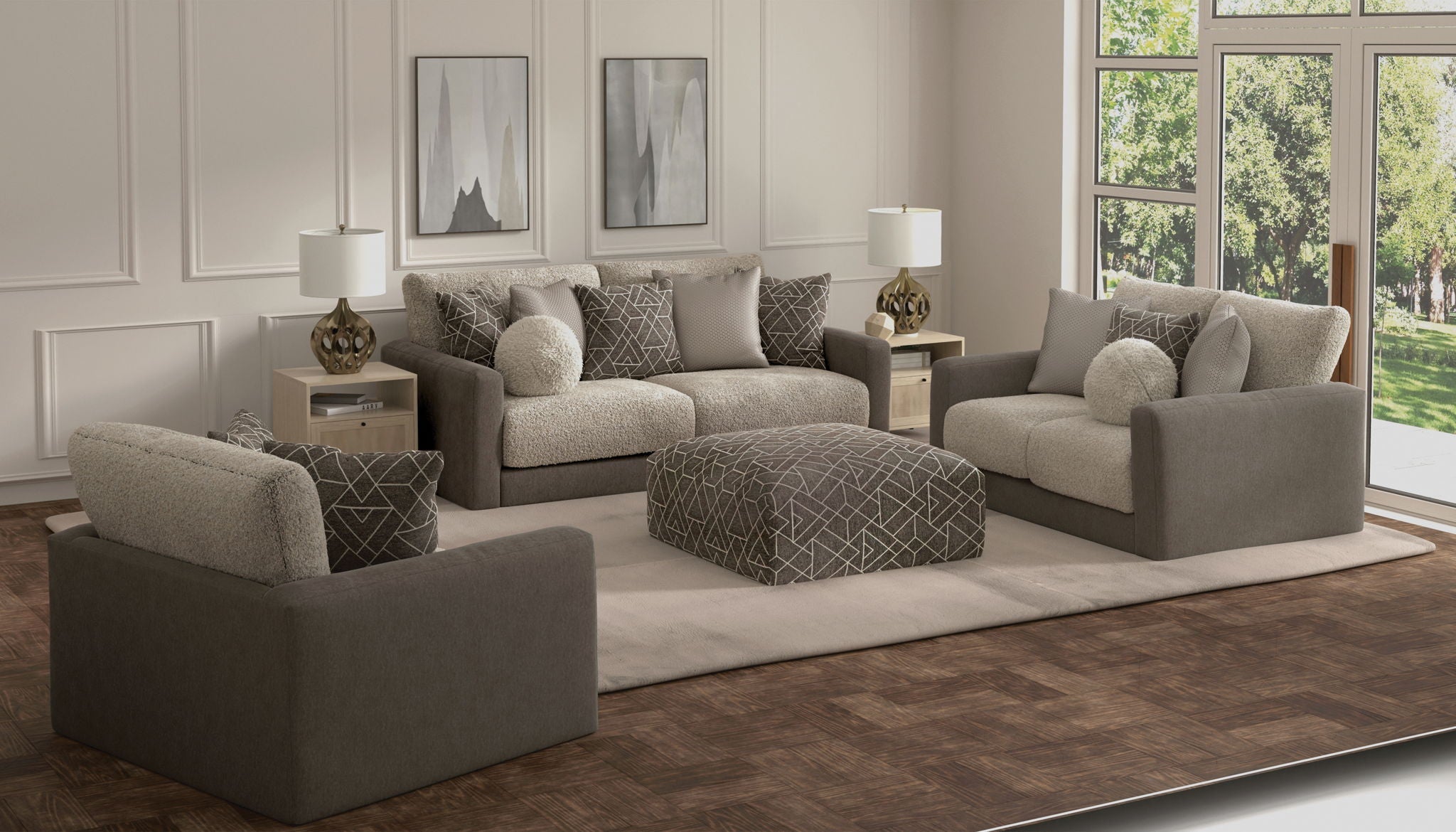 Reddington - Sofa - Umber - Stylish Home Furniture