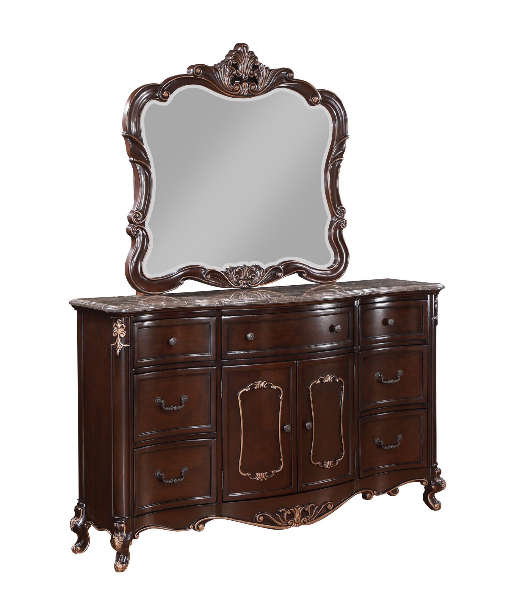Constantine - Dresser With Marble Top - Stylish Home Furniture