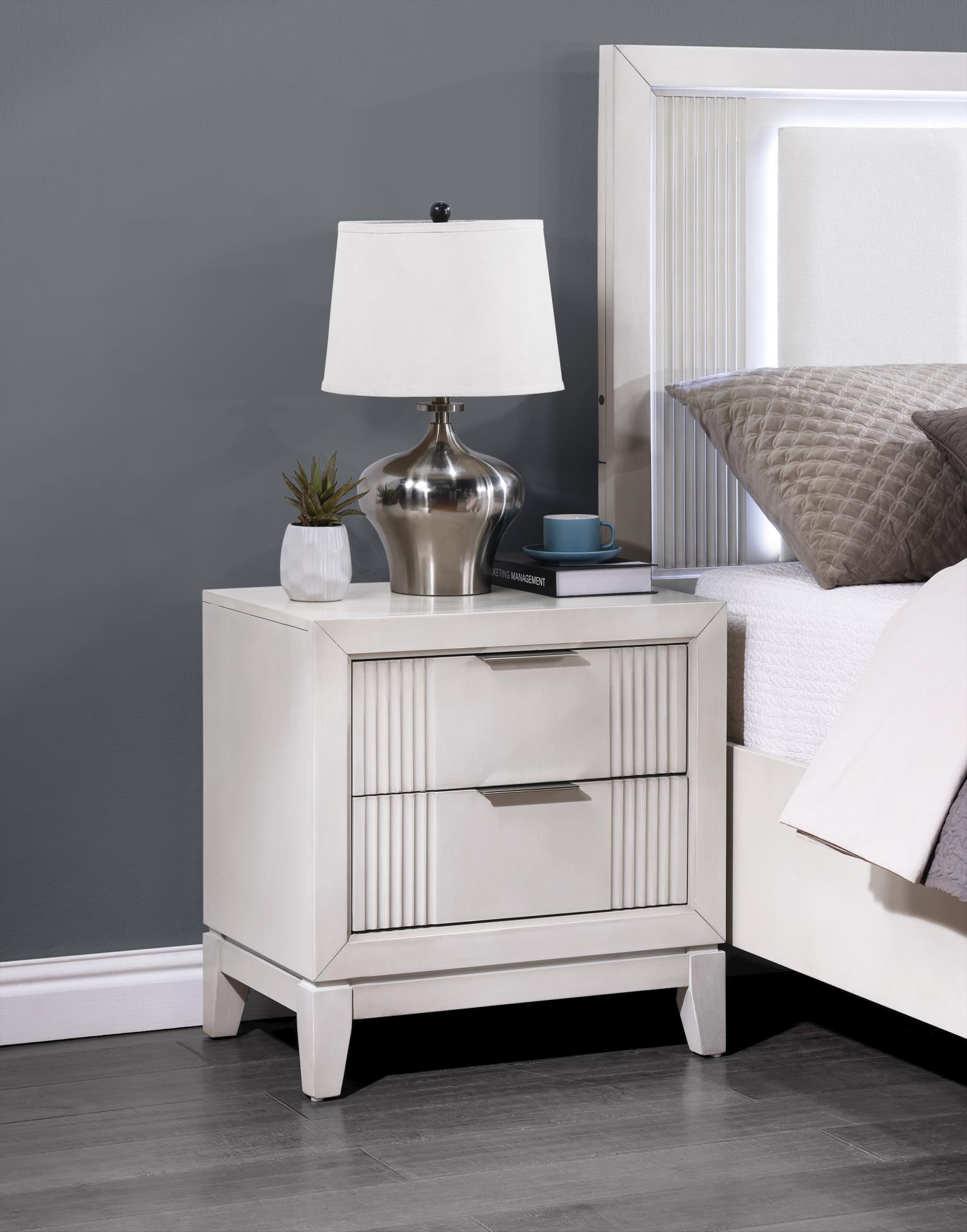 B252 - Nightstand - Beige - Stylish Home Furniture