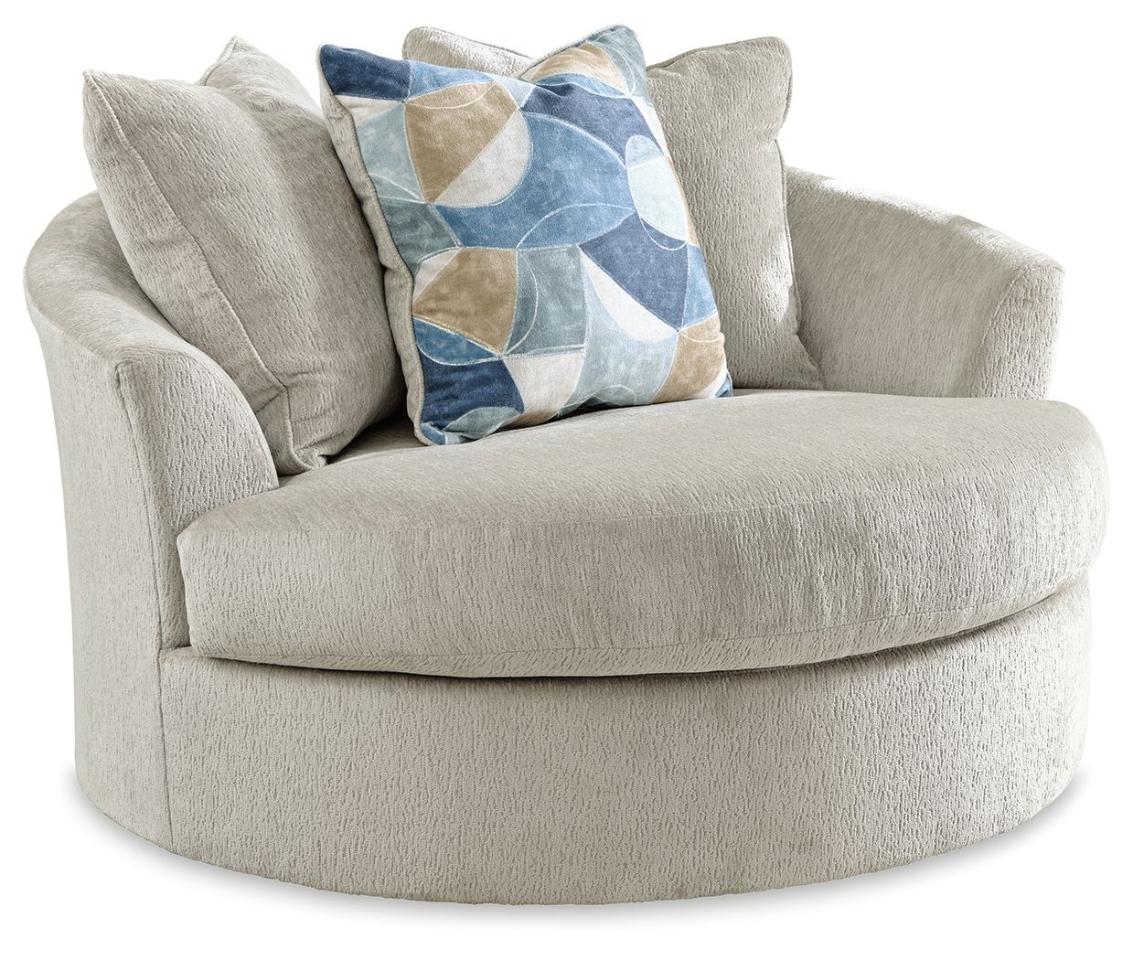 Maxon Place - Oversized Swivel Accent Chair - Stylish Home Furniture