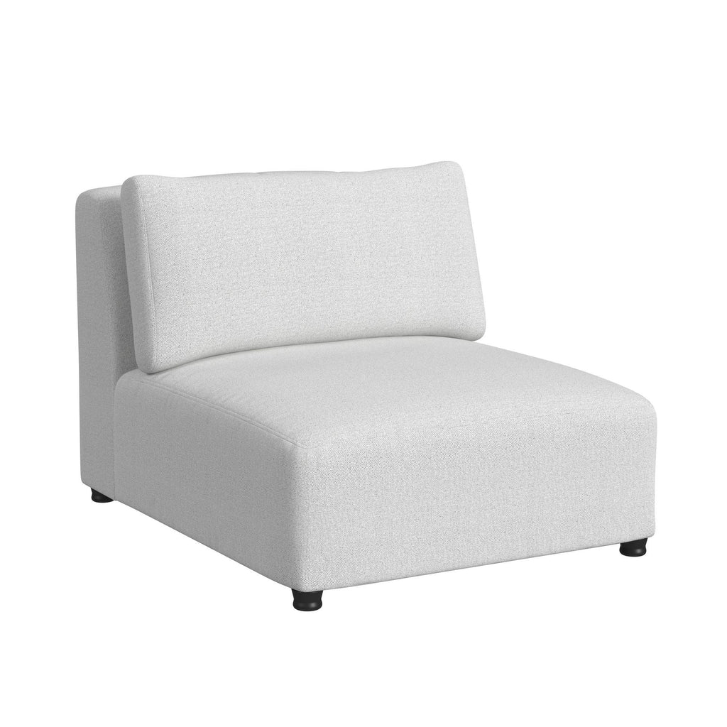 Zandara - 5 Piece Modular Set Sectional With Ottoman - Beige - Stylish Home Furniture