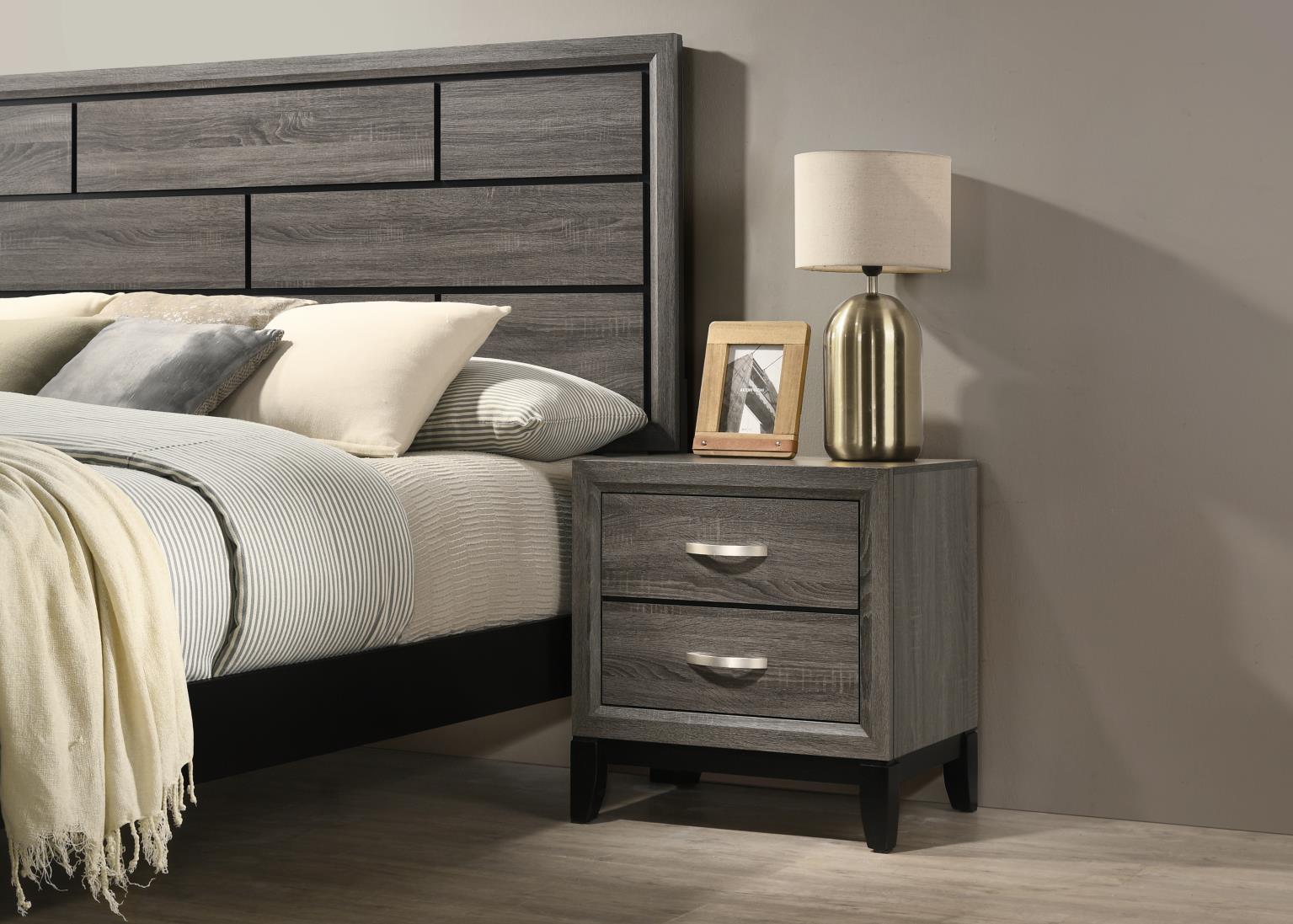 B371 - Nightstand - Gray - Stylish Home Furniture