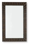 Advin - Accent Mirror - Dark Brown - Stylish Home Furniture