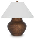Whitham - Metal Table Lamp - Antique Copper Finish - Stylish Home Furniture