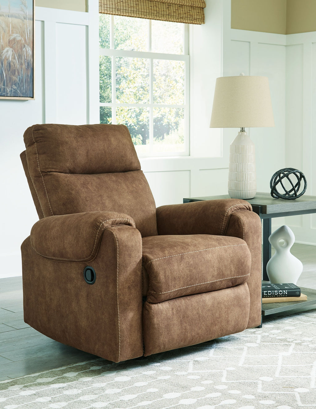Edenwold - Rocker Recliner - Brindle - Stylish Home Furniture
