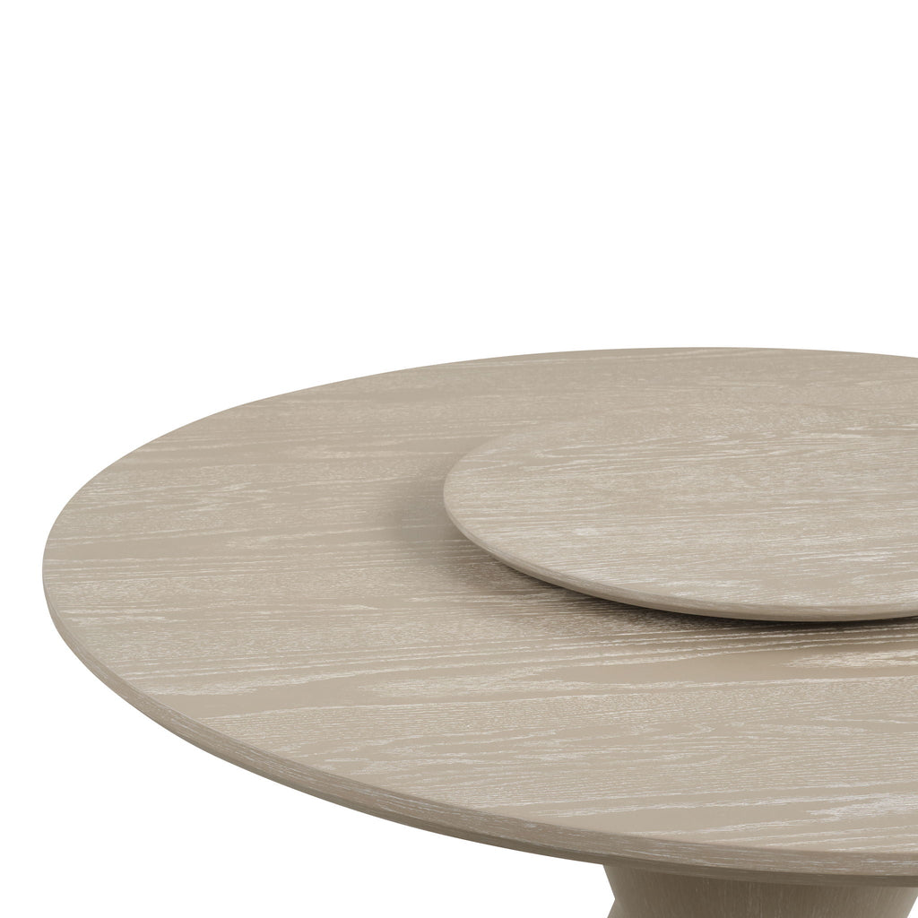 Gwendolyn - Round Table Top And Base - Beige - Stylish Home Furniture